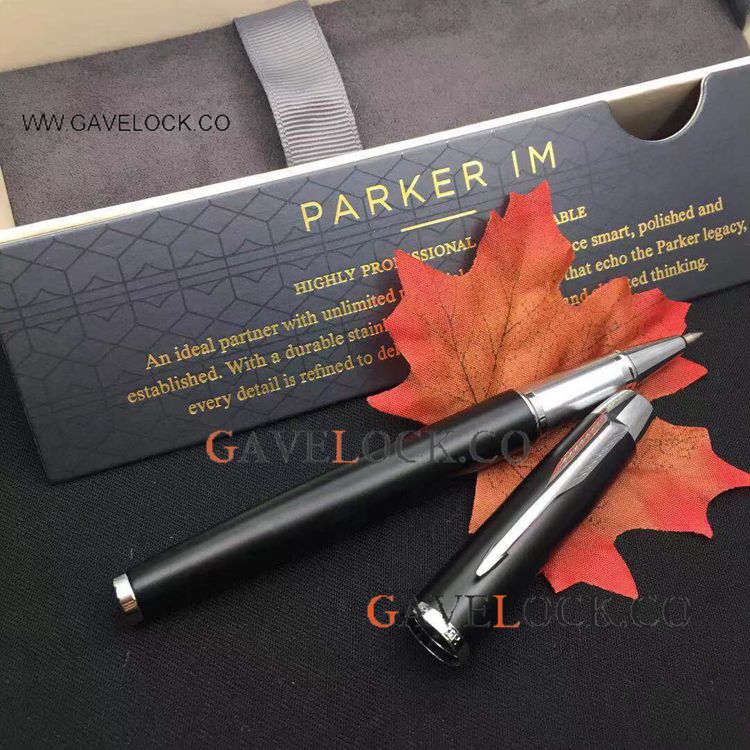 Free Shipping PARKER IM Rollerball pen Matte and Silver